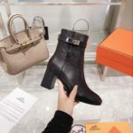 Hermes Saint Germain Ankle Boot Black For Women, Women's Shoes H182102Z 02360
