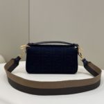 Fendi Baguette Dark Blue For Women, Women's Handbags, Shoulder And Crossbody Bags, 10.6in/27cm FF 8BR600AC9OF19PO