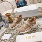 Christian Dior D-Wander Sneaker Technical Fabric Brown For Women CD