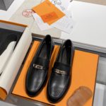 Hermes Destin Loafer Black For Women, Women's Shoes H212114Z 02390