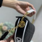 Christian Dior Small Dior Vibe Hobo Bag Black Cannage, Black, For Women Women's Handbags, Crossbody Bags, 20cm CD M7200ONOA_M911