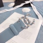 Chanel Belt With Double C Buckle Light Blue Silver Toned Hardware Women Belt