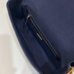 Fendi Baguette Dark Blue For Women, Women's Handbags, Shoulder And Crossbody Bags, 10.6in/27cm FF 8BR600AC9OF19PO
