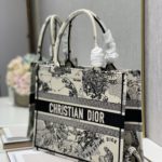 Christian Dior Medium Dior Book Tote Bag, Black/White, For Women Women’s Handbags, Shoulder Bags, 36cm CD M1296ZRHZ_M941