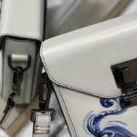 Christian Dior Lock Handbag White For Women 7.5in/19cm CD