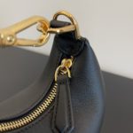 Fendi Nano Fendigraphy Black For Women, Women's HandBags 6.7in/17cm FF 8BR798A5DYF1HEJ