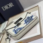 Christian Dior Lock Handbag White For Women 7.5in/19cm CD