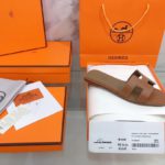 Hermes Oran Sandal Brown For Women, Women's Shoes H021056Z