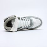 Dior High Top Gray and White Dior Oblique Sneaker For Men, Men's Shoes