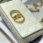 Christian Dior Small Dior Caro Bag, White, For Women Women’s Handbags, Shoulder Bags, Crossbody Bags, 20cm CD M9241UWHC_M35U