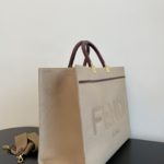 Fendi Sunshine Large Tote Bag Beige For Women, Women's Handbags, Shoulder Bags 15.7in/40cm FF 8BH372