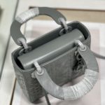 Christian Dior Mini Lady Dior Bag, Dark Grey, For Women Women’s Handbags, Crossbody Bags, 17cm CD