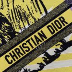 Christian Dior Large Dior Book Tote Bright Yellow and Pink D-Jungle Pop Embroidery, Yellow/Pink, For Women Women’s Handbags, 41cm CD M1286ZRON_M886