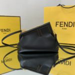 Fendi First Small Black For Women, Women's HandBags, Shoulder And Crossbody Bags 10.2in/26cm FF 8BP129ABVEF0KUR