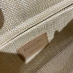 Christian Dior Lady D-Joy Bag Natural Cannage Raffia, Brown, For Women Women's Handbags, 26cm CD M0540OMBD_M925