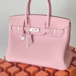 Hermes Birkin Nata Swift Pink For Women Silver Toned Hardware 11.8in/30cm