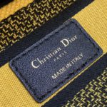 Christian Dior Medium Lady D-Lite Bag D-Flower Pop Embroidery, Bright Yellow/Green, For Women Women's Handbags, 24cm CD M0565OROO_M886