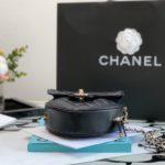 Chanel Mini Heart Bag Black For Women 7in/18cm AS3191 B07958 94305