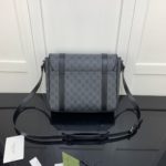 Gucci Messenger Bag Black For Men 11in/28cm GG ‎658542 KGDHN 1000
