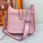 Hermes Evelyne III 29 Bag Pink With Silver-Toned Hardware For Women, Women's Shoulder And Crossbody Bags 11.4in/29cm