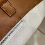 Fendi Canvas Tote Bag Beige/Brown For Women, Women's Handbags 18.1in/46cm FF 7VA480