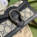 Dionysus GG Super Mini Bag Beige And Blue GG Supreme Canvas For Women 6.5in/17cm 476432 UN3BN 1274