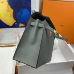 Hermes Kelly 28 Sellier Epsom Grey Bag For Women, Women's Handbags, Shoulder Bags 11in/28cm