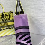 Christian Dior Large Dior Book Tote Bright Yellow and Pink D-Jungle Pop Embroidery, Yellow/Pink, For Women Women’s Handbags, 41cm CD M1286ZRON_M886