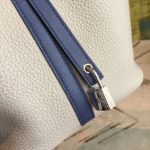 Hermes Picotin Lock 18 Bag Grey/Navy Blue With Silver-Toned Hardware For Women, Women's Handbags 7.1in/18cm