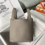 Hermes Picotin Lock 18 Bag Greige For Women, Women's Handbags 7.1in/18cm