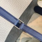 Hermes Picotin Lock 18 Bag Grey/Navy Blue With Silver-Toned Hardware For Women, Women's Handbags 7.1in/18cm