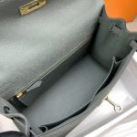 Hermes Kelly 28 Sellier Epsom Grey Bag For Women, Women's Handbags, Shoulder Bags 11in/28cm