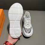 Louis Vuitton Run Away Sneaker Iridescent Textile White For Men LV
