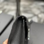 Saint Laurent Small Bag Black In Mix Matelasse For Women 8.2in/21cm YSL 600195BOW921000