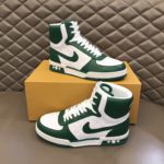Louis Vuitton x Air Jordan 1 Is Amongst Us in White/Green For Men, Men’s Shoes