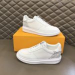 Louis Vuitton Rivoli Sneaker Monogram Metallic Canvas White For Men LV