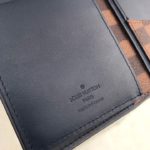 Louis Vuitton Brazza Wallet Damier Ebene Canvas For Men, Men's Wallet 7.5in/19cm LV