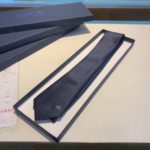 Dior 'CD ICON' Silk Tie Navy Blue Dior Men Tie