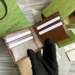 Gucci Card Case Wallet with Interlocking G Brown For Men 4.5in/11cm GG ‎671652 92TCG 8563