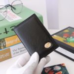 Gucci GG Marmont Card Case Black with Gold Toned Hardware 4.5in/11cm