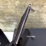 Chanel CO-CO Mini Pouch Wallet 19cm/7.5in Silver Hardware For Women Black