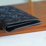 Louis Vuitton Brazza Wallet Monogram Pastel Noir Canvas For Men, Men's Wallet 7.5in/19cm LV