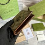 Gucci Card Case Wallet with Interlocking G Brown For Men 4.5in/11cm GG ‎671652 92TCG 8563