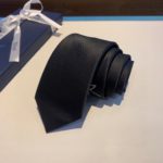 Dior Silk Tie With "Dior" Motifs Black Dior tie