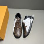 Louis Vuitton Run Away Sneaker Monogram Canvas Black/White/Brown For Men LV