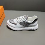 Louis Vuitton Run Away Sneaker Iridescent Textile White For Men LV