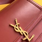 Saint Laurent Solferino Medium Satchel Bag In Box Red With Gold Hardware For Women 9in/23cm YSL 6343050SX0W6805