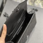 Saint Laurent Small Bag Black In Mix Matelasse For Women 8.2in/21cm YSL 600195BOW981000