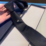 Dior Tie With Bee Jewel Black Silk Dior Men Tie  29C1047Z0688_C981