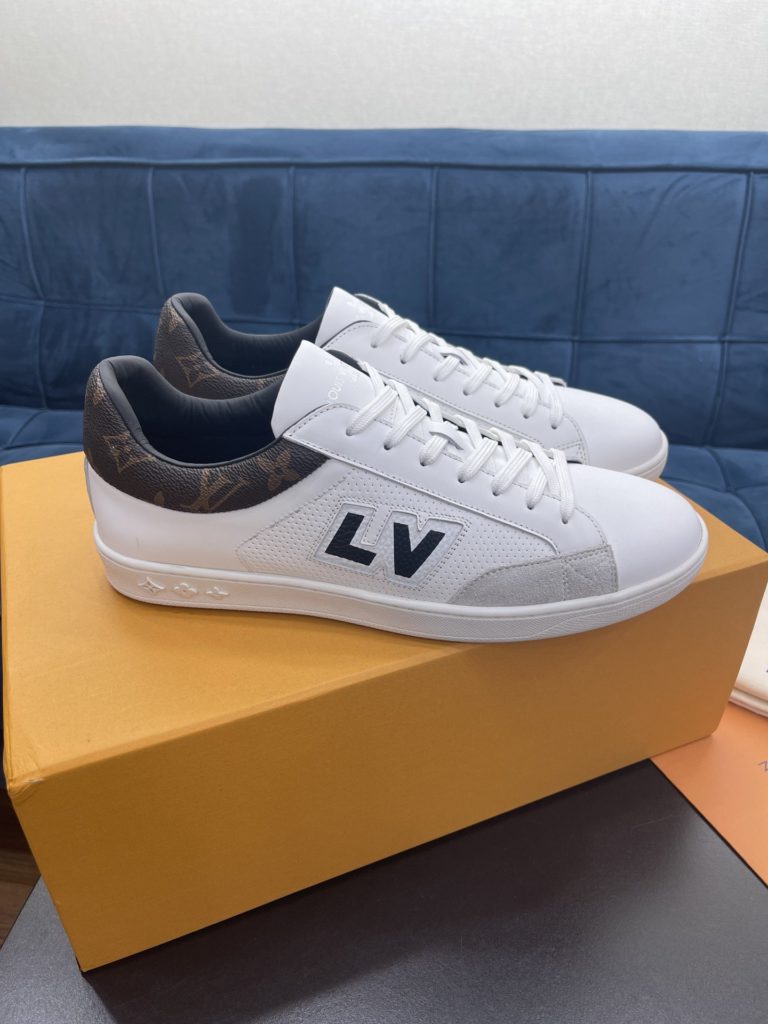 Louis Vuitton Luxembourg Tennis White/Black For Men LV